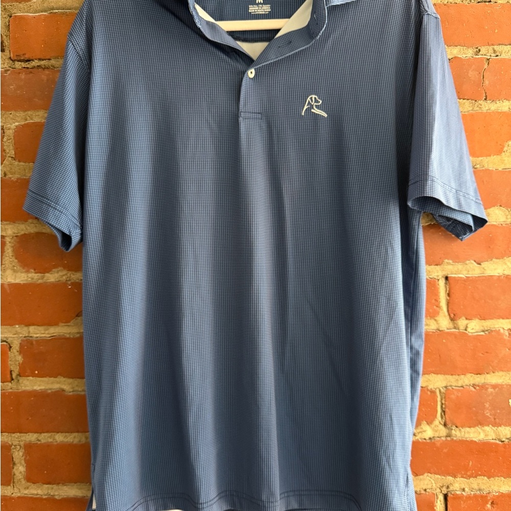Men's Rhoback Blue Polo Shirt